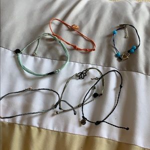 Set of Pura Vida bracelets